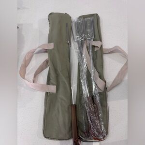 Camping Skewer Set with Carrying Case